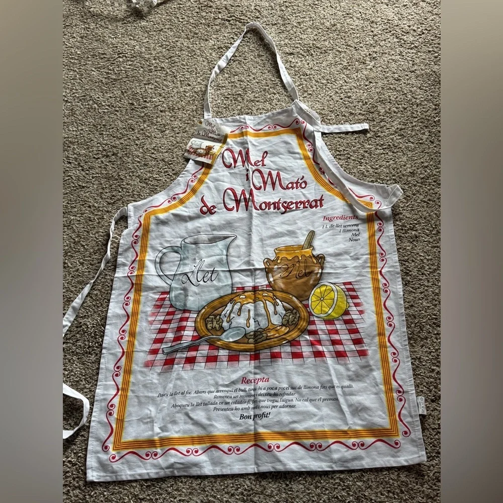 Mel i Mató de‎ Montserrat Vintage apron